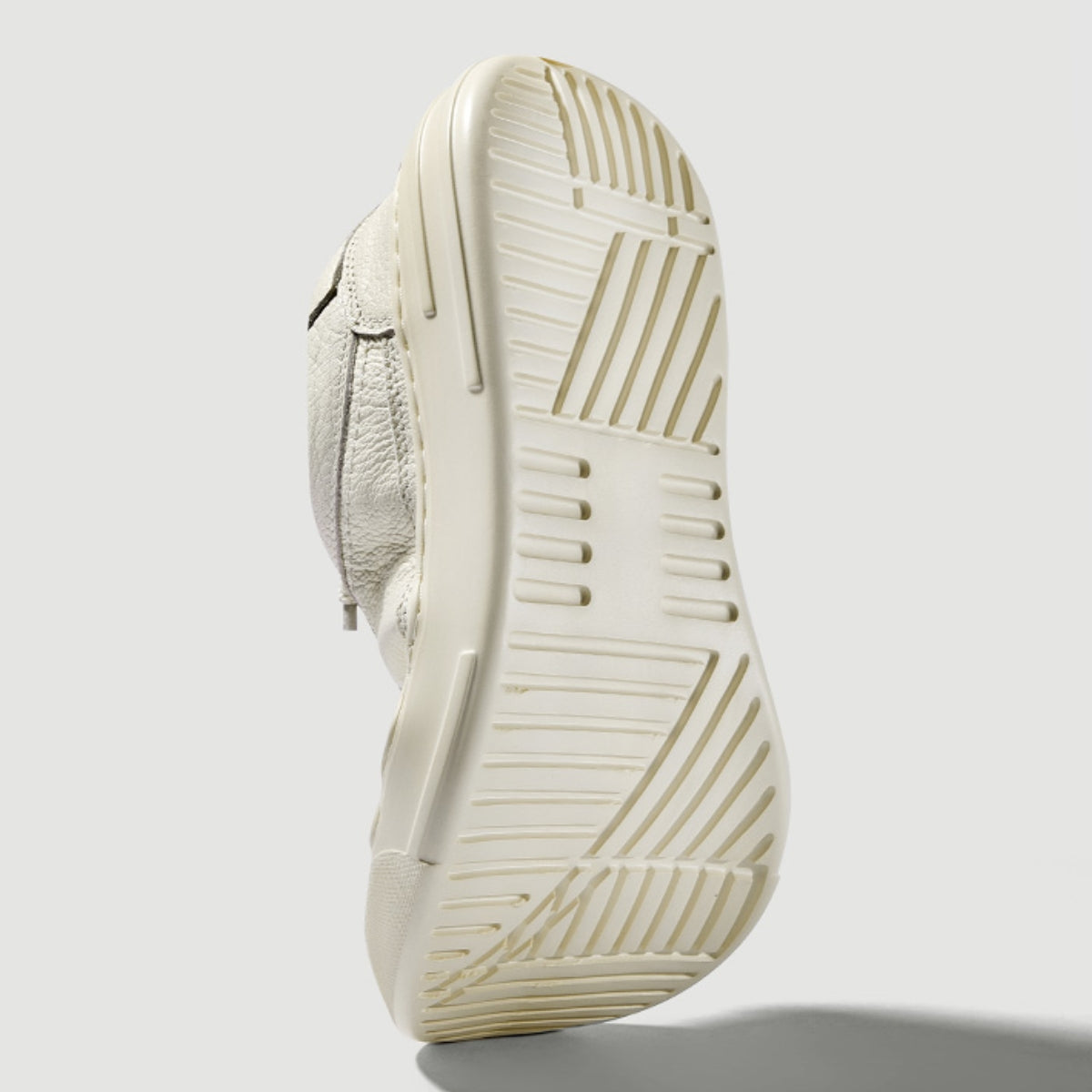 Slip-On Leather Trainers | Minimalist Grain Leather Casual Shoes