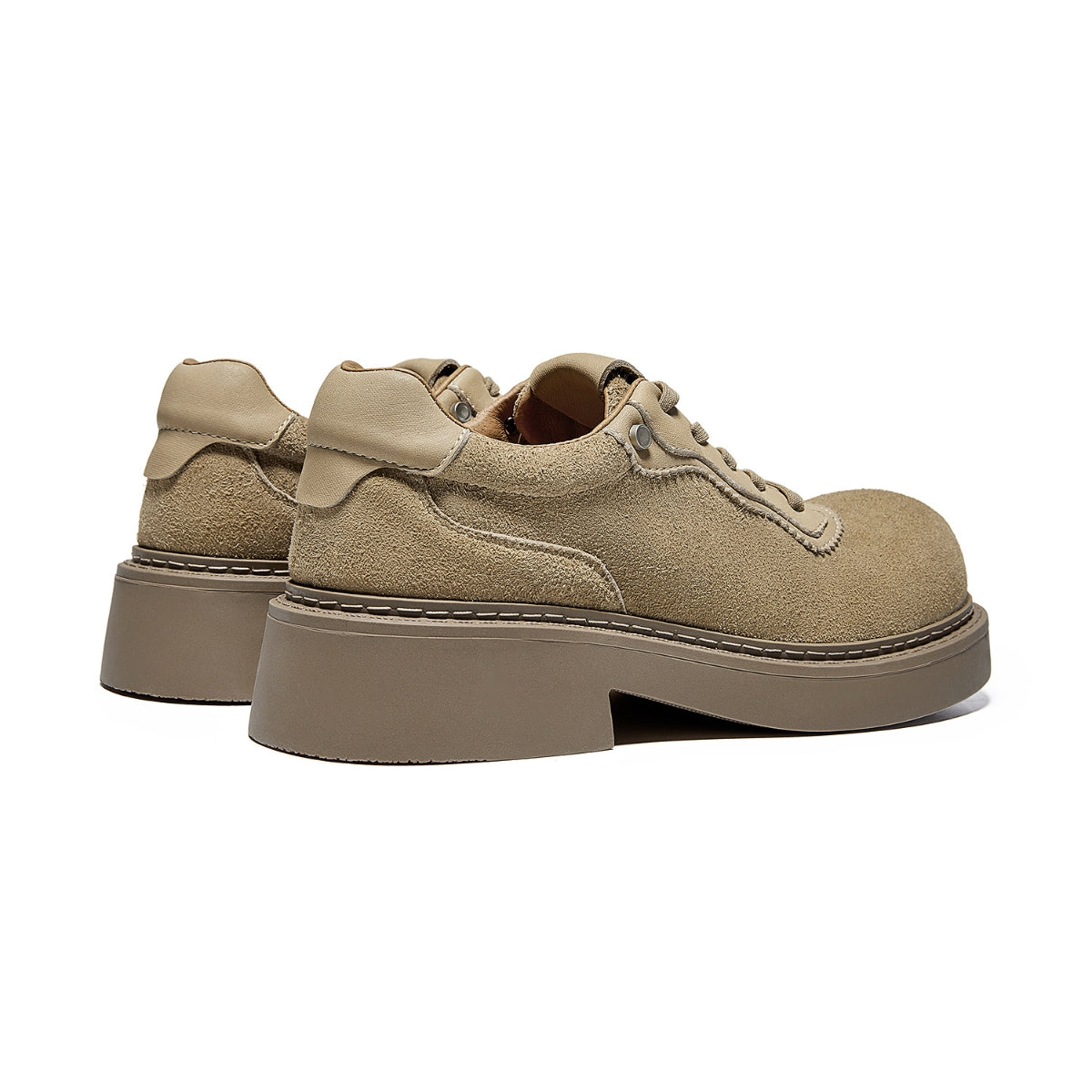 Suede Workwear Trainers | Vintage Low-Top Shoes