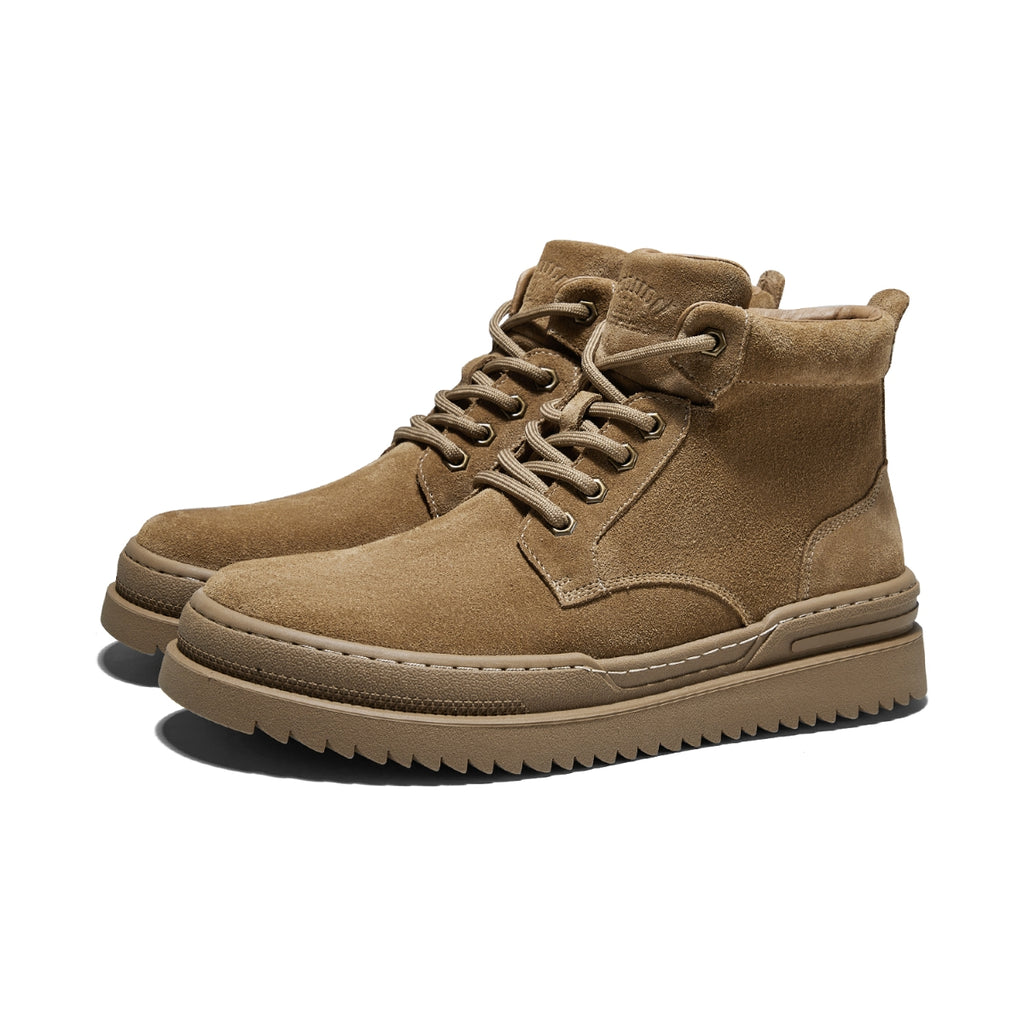Suede Martin Boots | Thick-Soled British Short Boots