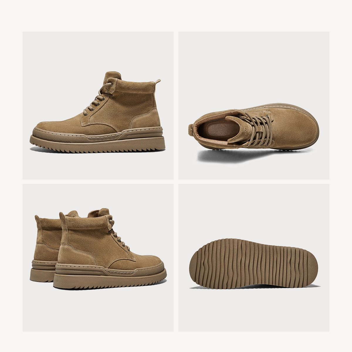 Suede Martin Boots | Thick-Soled British Short Boots