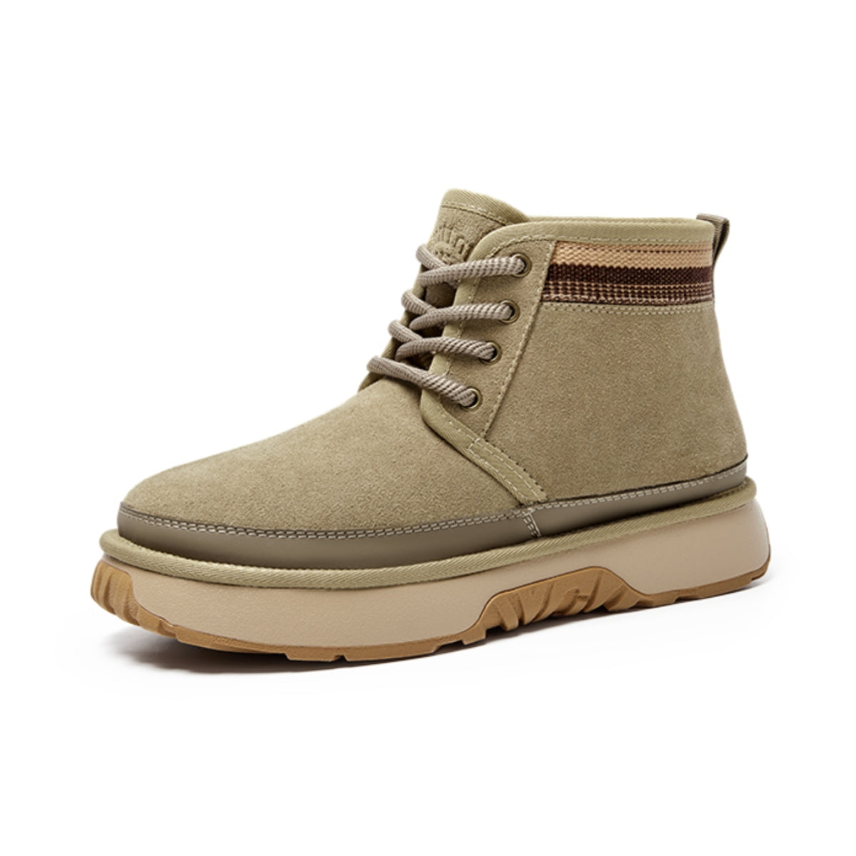 Suede Winter Boots | Short Lace-Up Snow Boots
