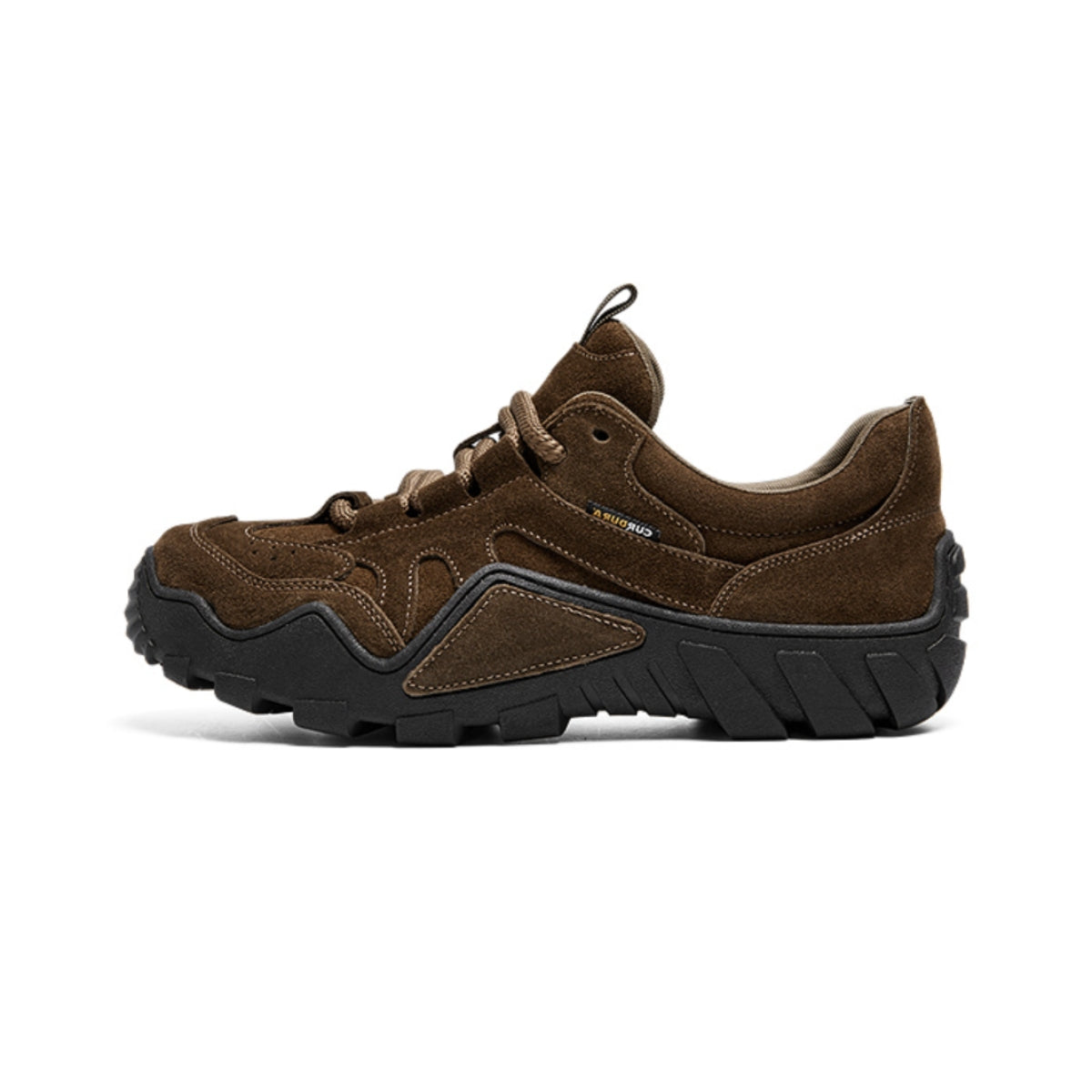 Suede Outdoor Sneakers | Thick-Soled Trail-Inspired Casual Shoes