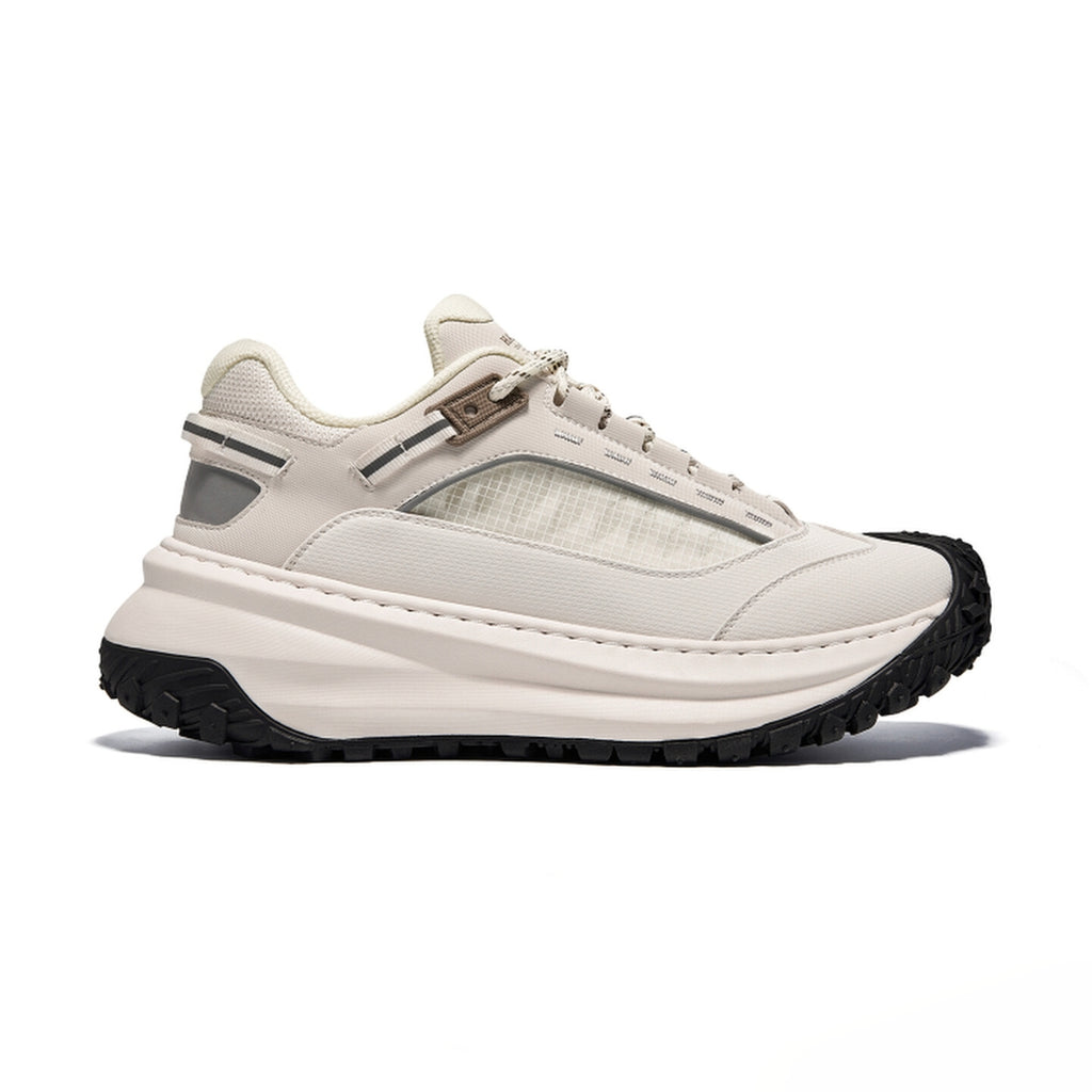 Platform mesh sneakers with thick sole, breathable upper, and cushioned fit for lightweight daily wear.